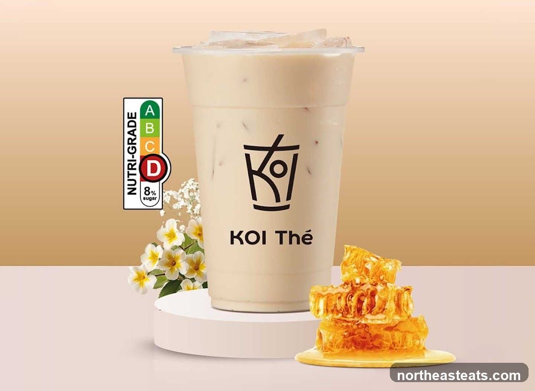 KOI Thé Drink with Honeycomb