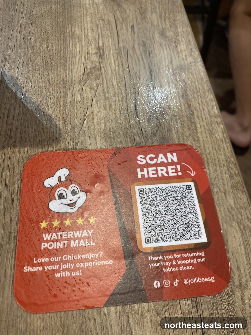 Jollibee Placemat