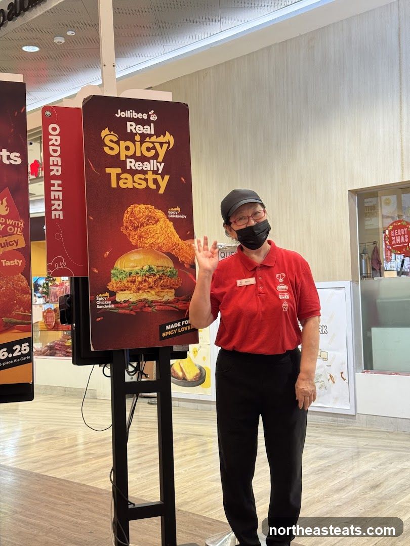 Jollibee Employee and Advertisement