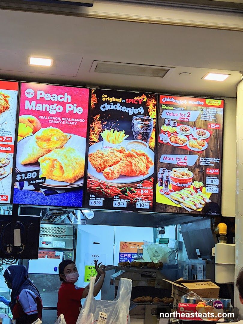 Fast Food Menu Display