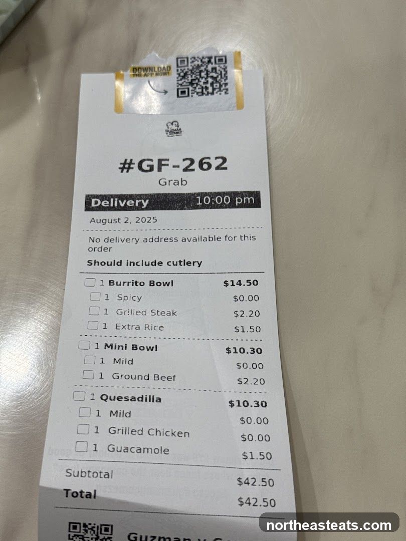 Order Receipt