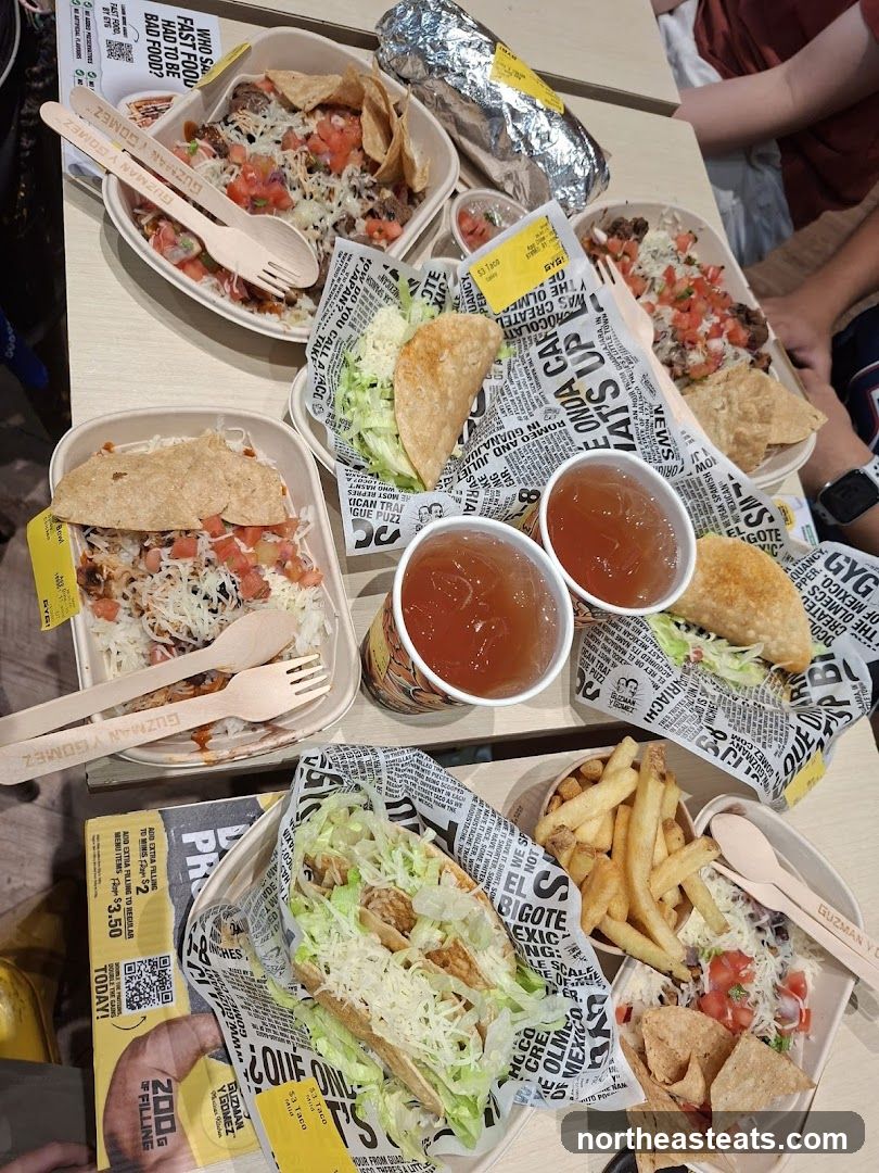 Mexican Food Spread
