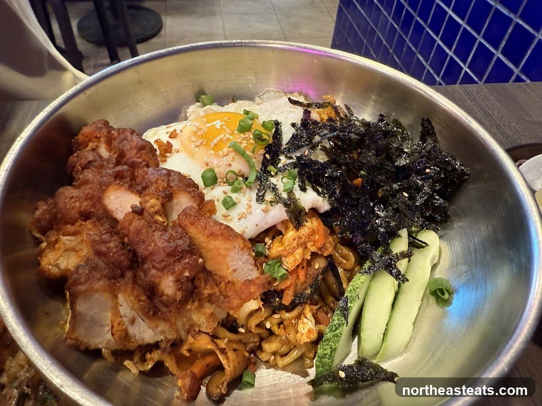 Korean Fried Chicken Bibimbap