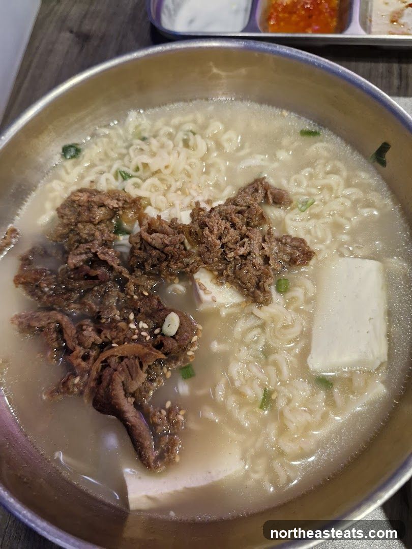 Korean Beef and Noodle Soup