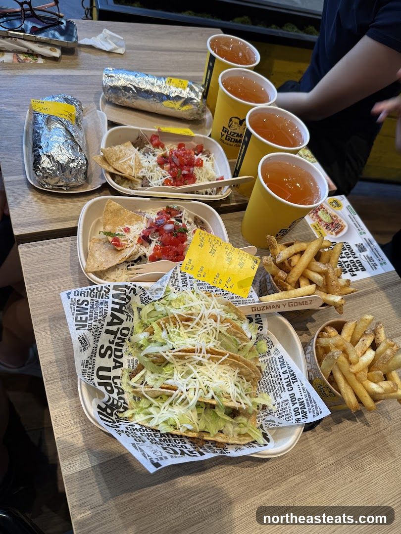 Mexican Food Spread