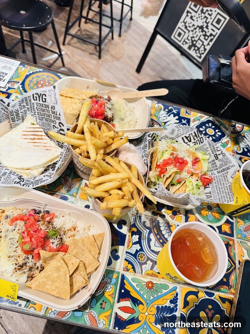 Mexican Food Spread