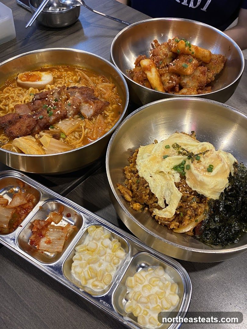 Korean Food Spread