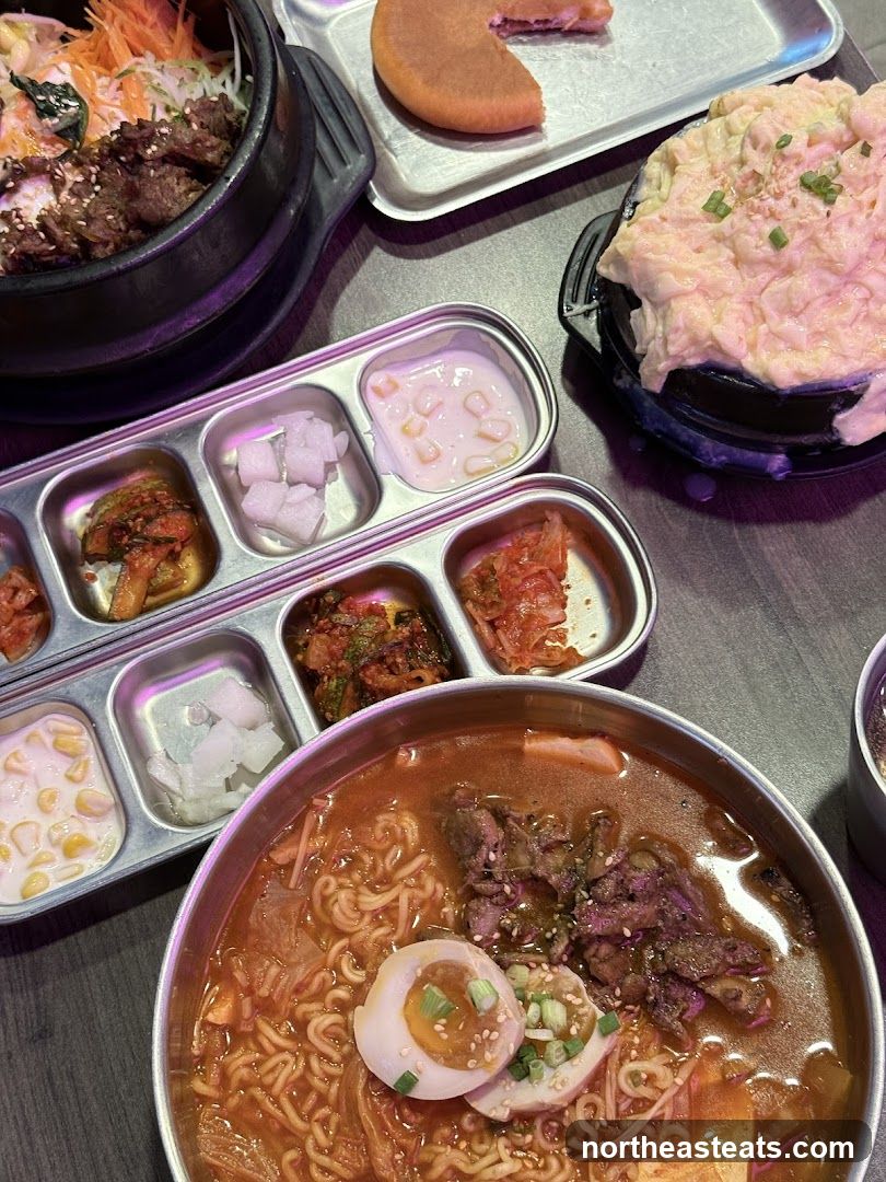 Korean Food Spread
