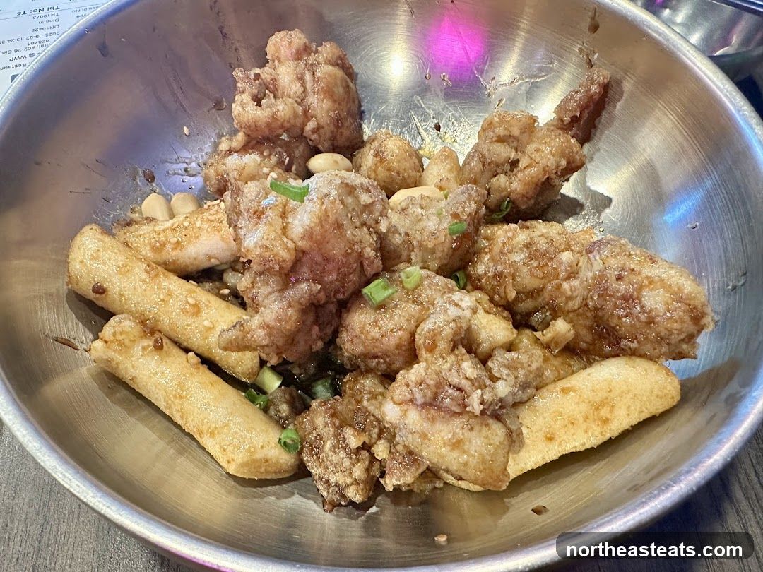 Fried Chicken and Rice Cakes