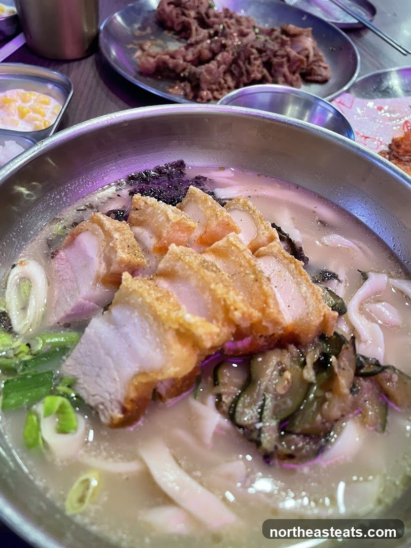 Noodle Soup with Pork Belly