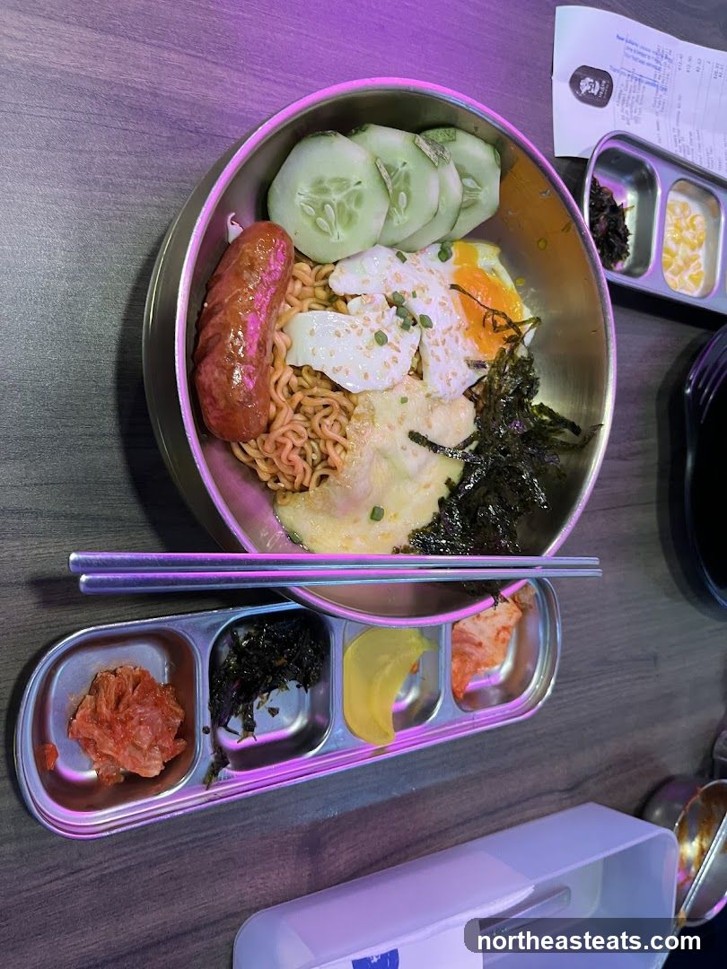 Korean Instant Noodles with Toppings