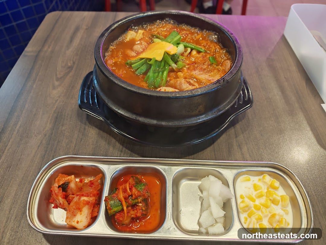 Korean Stew with Side Dishes