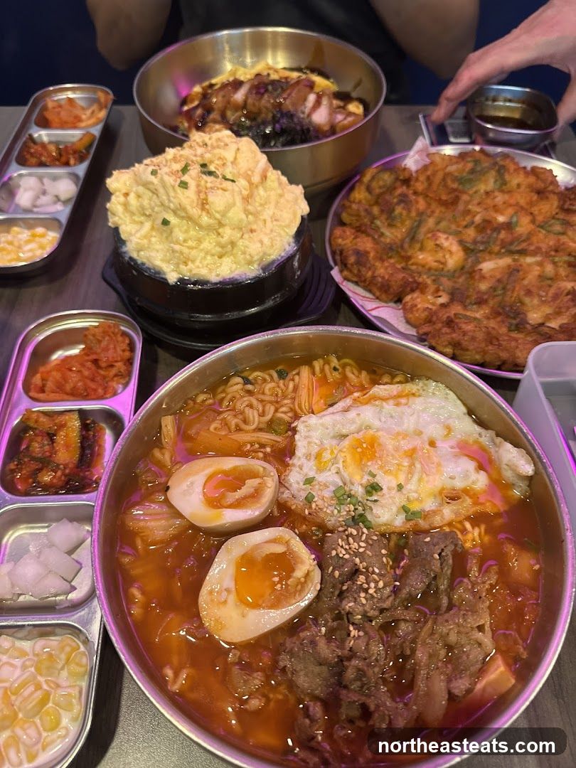 Korean Food Spread