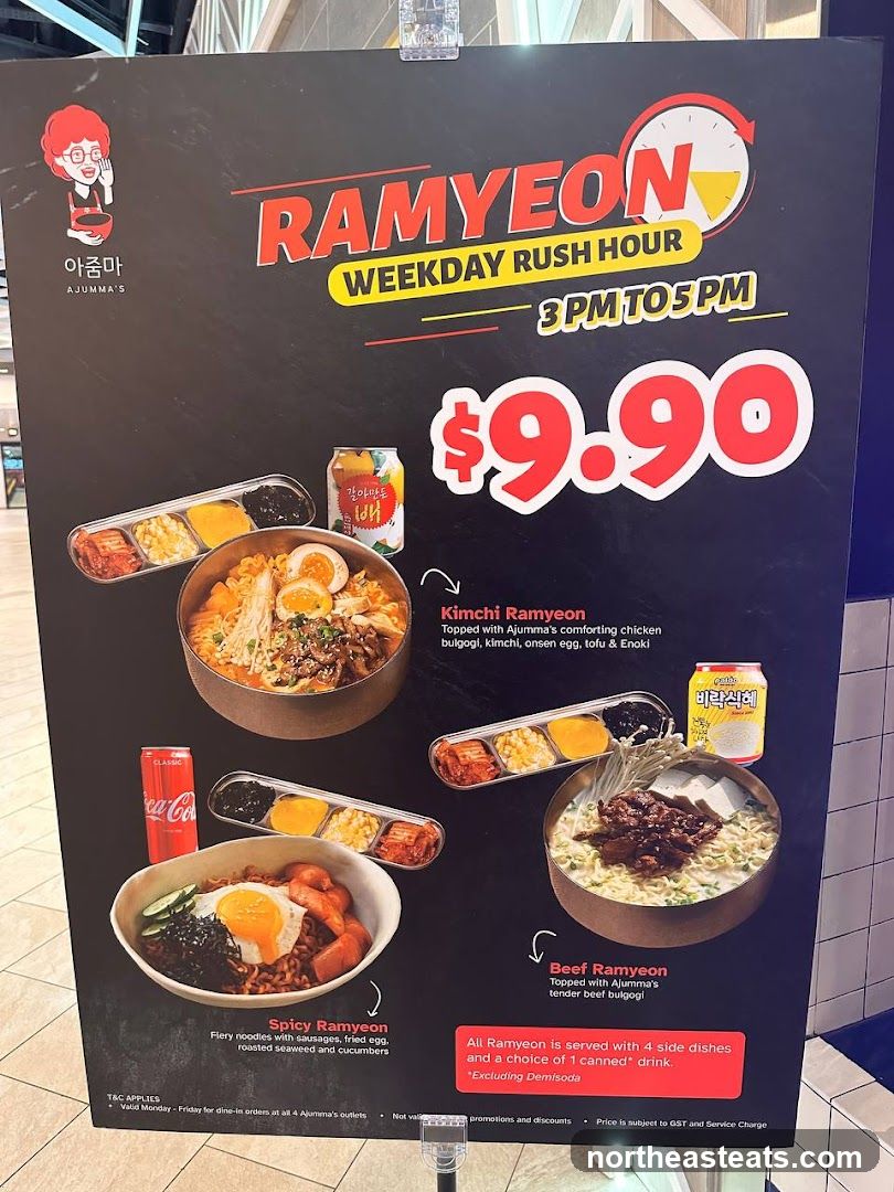 Ramyeon Weekday Rush Hour Promotion
