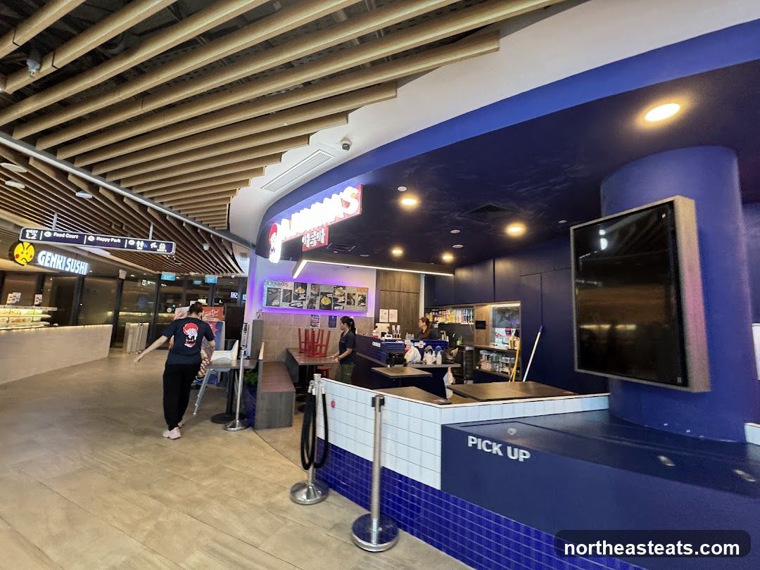 Food court counter