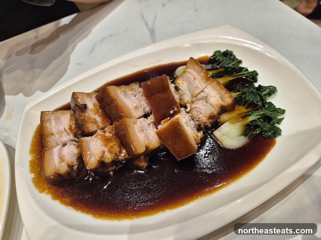 Braised Pork Belly with Bok Choy