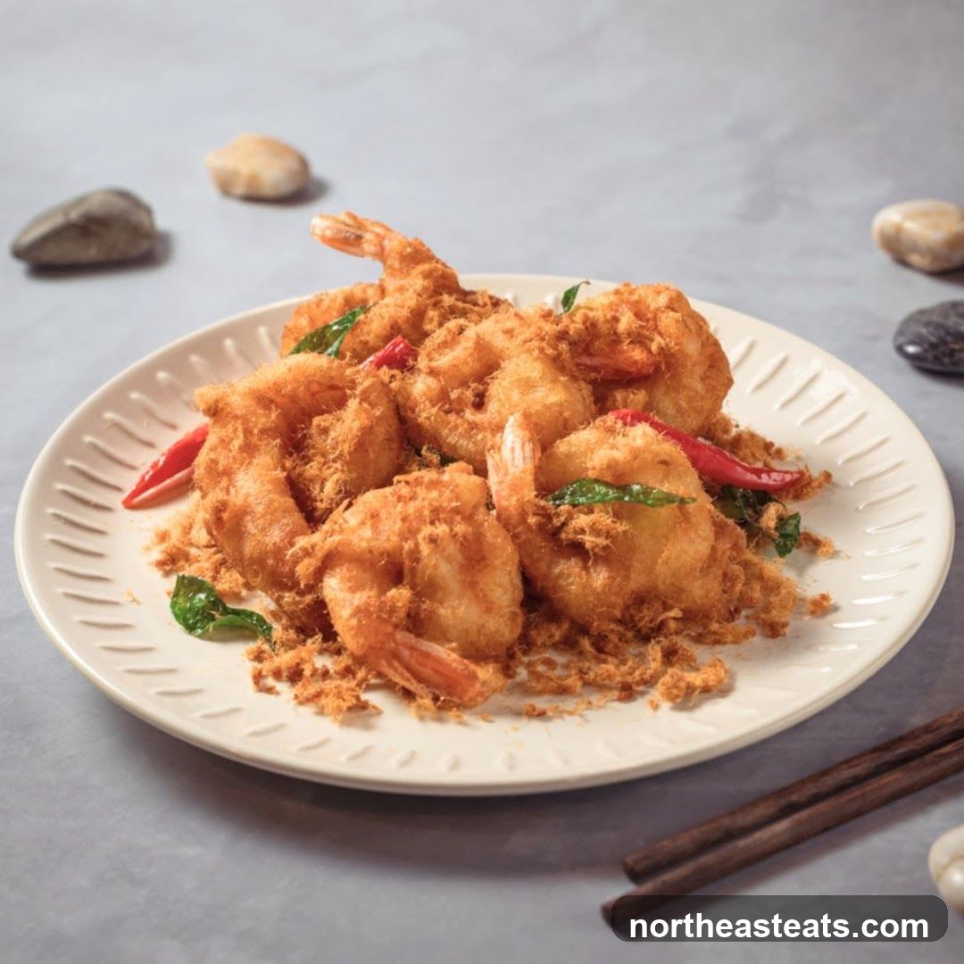 Crispy Fried Shrimp with Floss