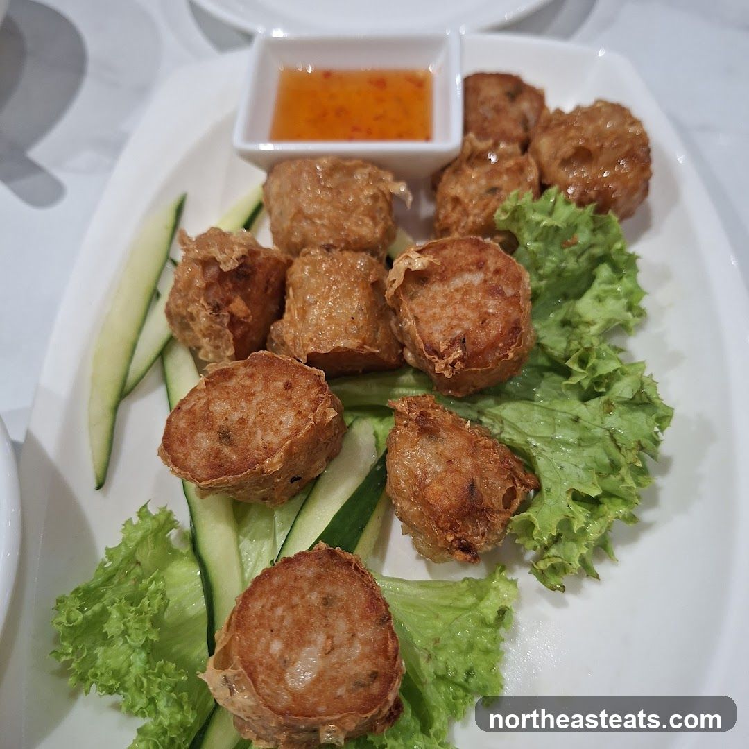 Fried Rolls with Dipping Sauce