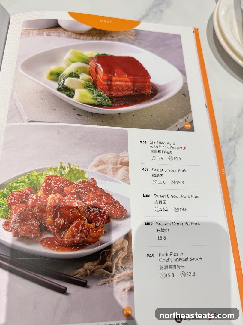 Meat Menu