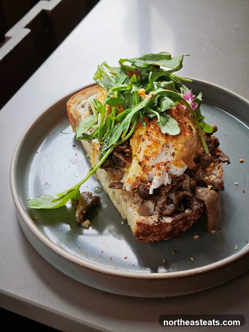 Mushroom and Egg Toast