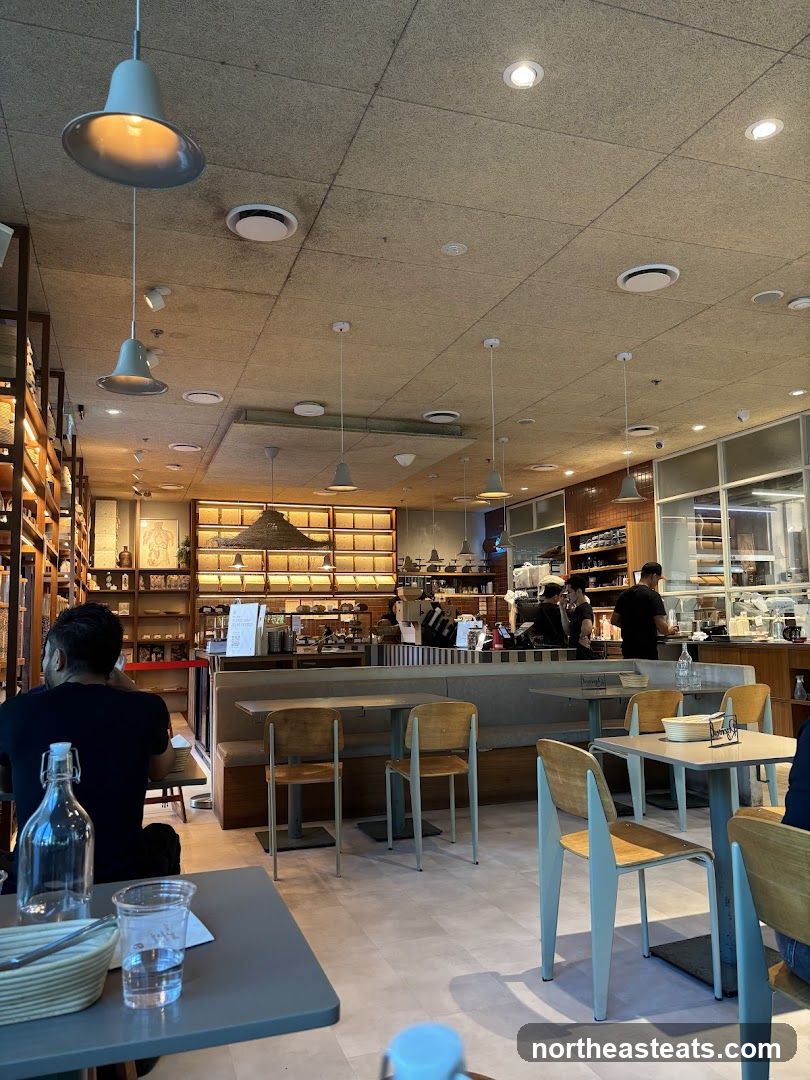 Interior of a cafe