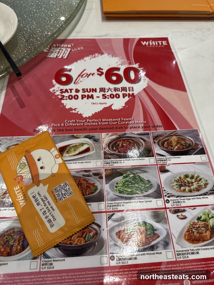 Weekend Feast Menu