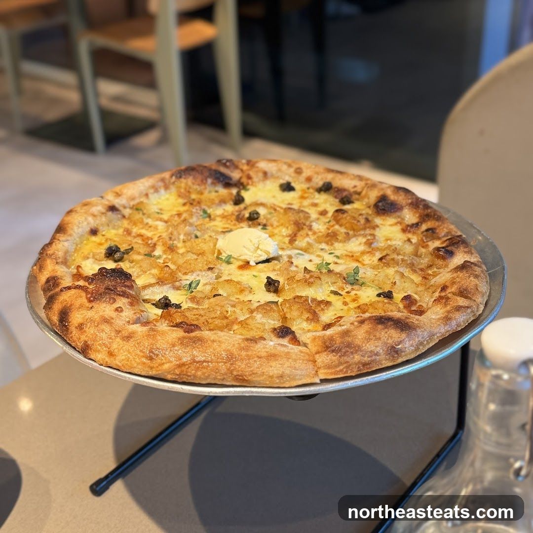 Pizza with Butter and Herbs