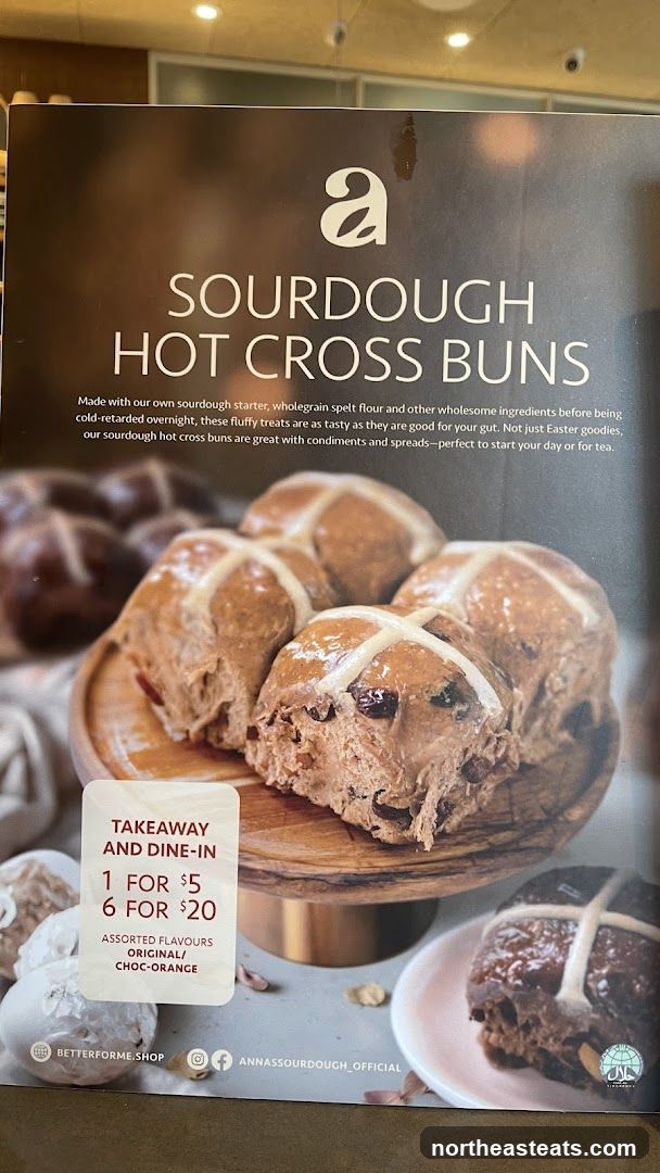 Sourdough Hot Cross Buns