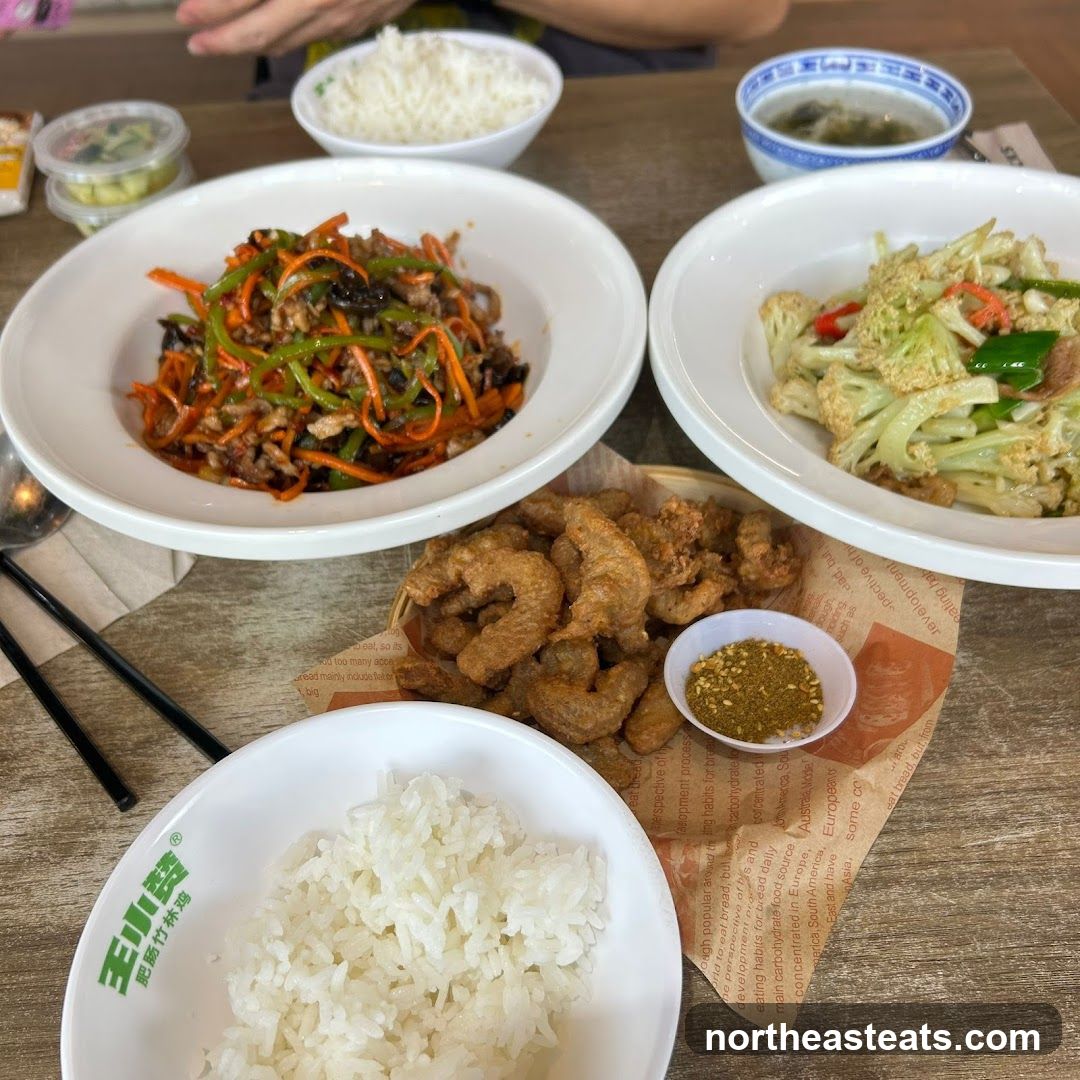 Chinese Food Spread