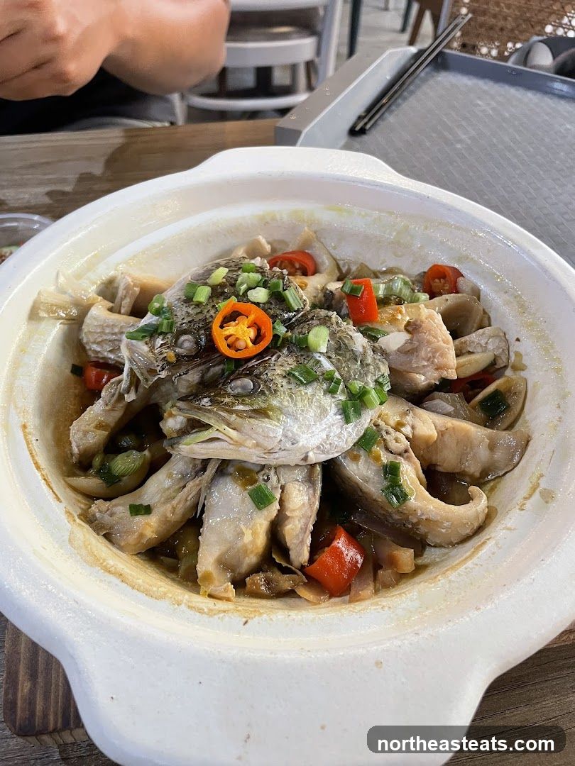 Steamed Fish Dish