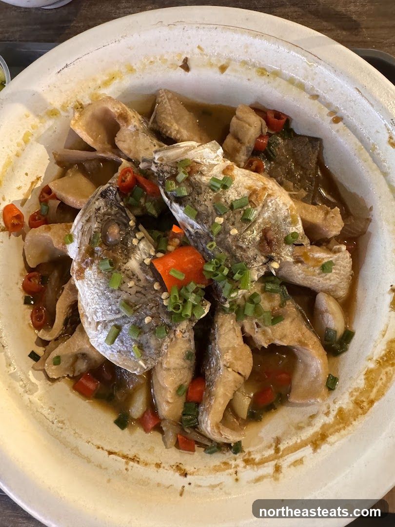 Steamed Fish Dish