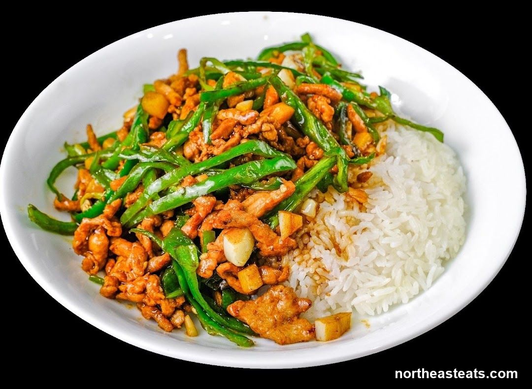 Stir-fried dish with rice