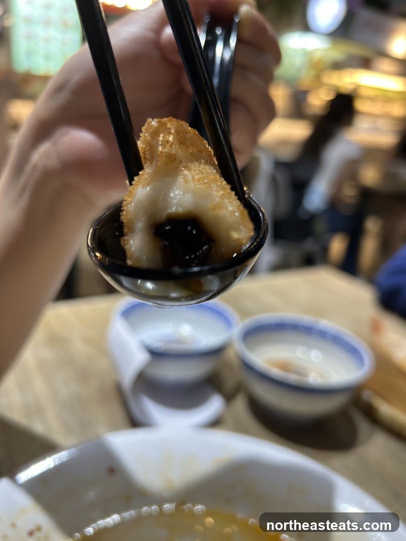 Fried Food with Sauce