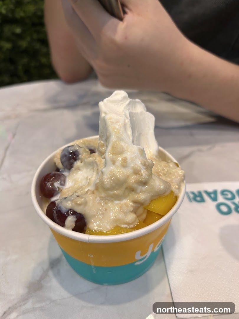 Yogurt with Fruit and Toppings