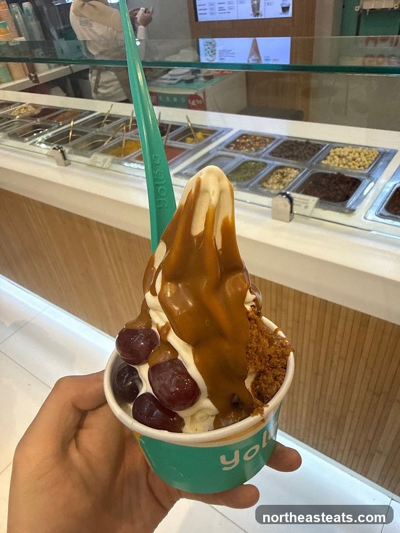 Yogurt with toppings