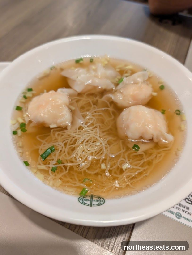 Wonton Noodle Soup
