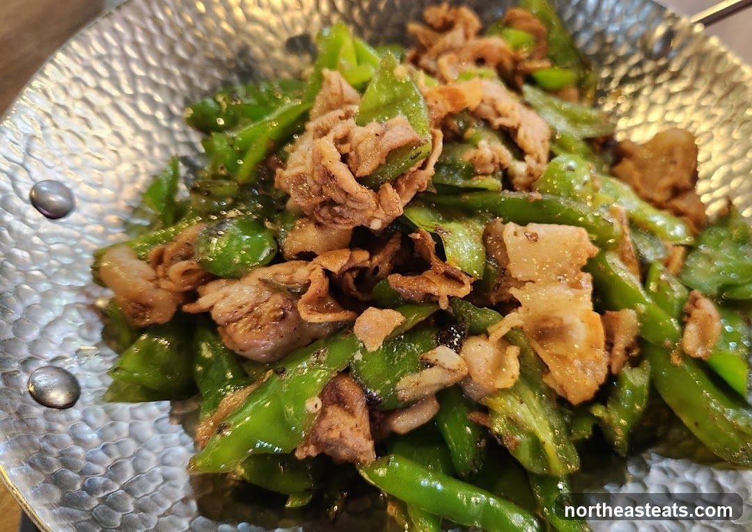 Stir-fried Green Peppers with Pork