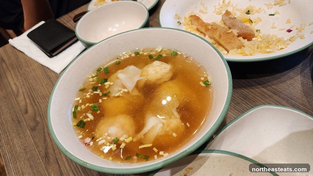 Wonton Soup and Fried Rice