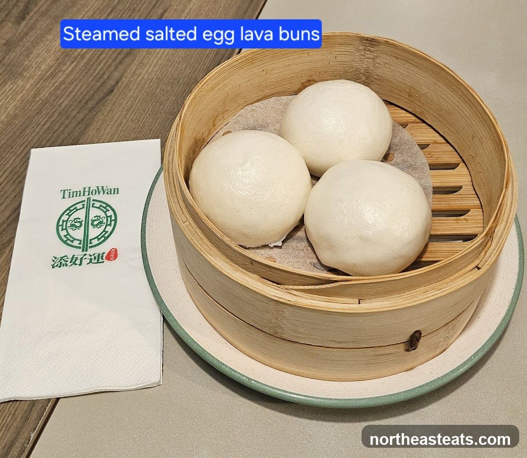 Steamed Salted Egg Lava Buns