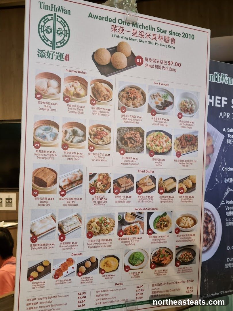 Tim Ho Wan Menu