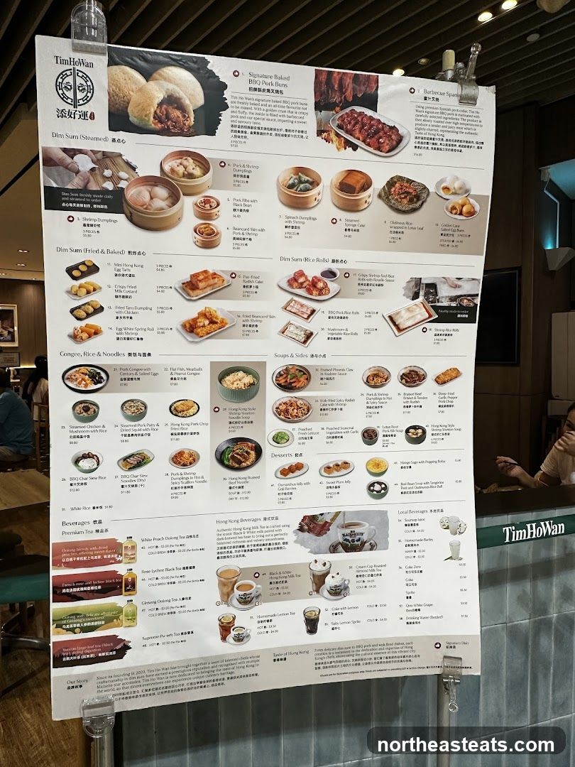 Tim Ho Wan Menu