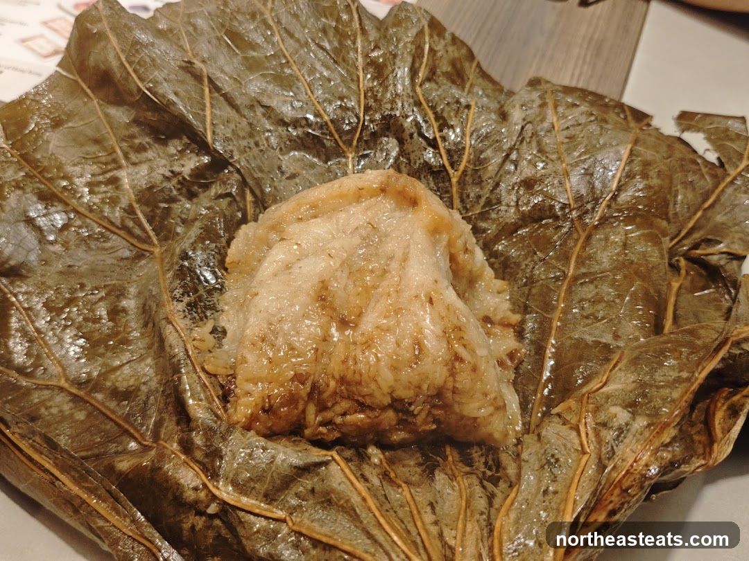 Steamed Sticky Rice in Lotus Leaf