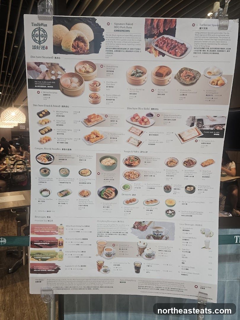 Tim Ho Wan Menu