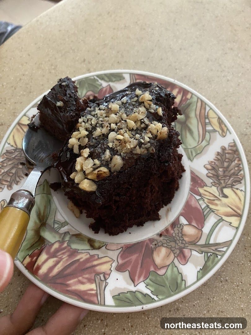 Chocolate Cake Slice