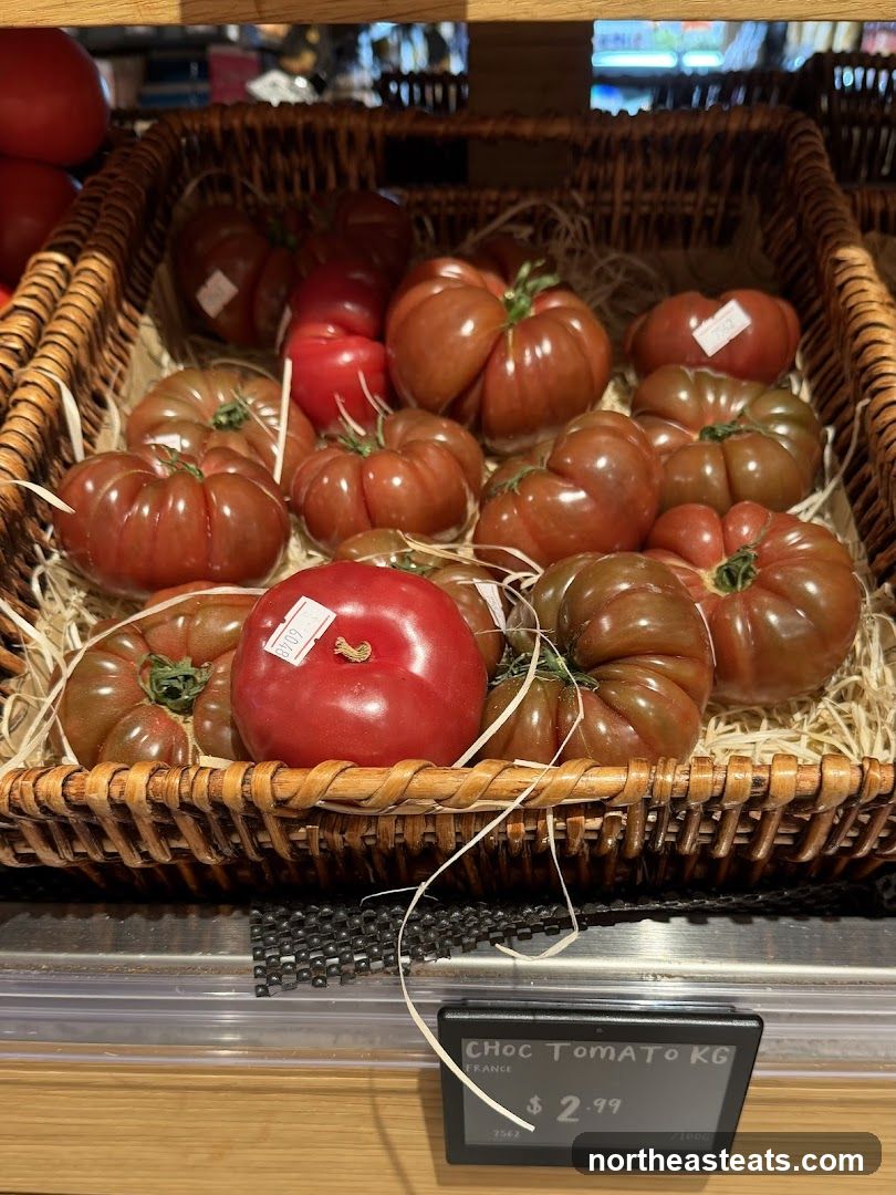 Tomatoes in a basket