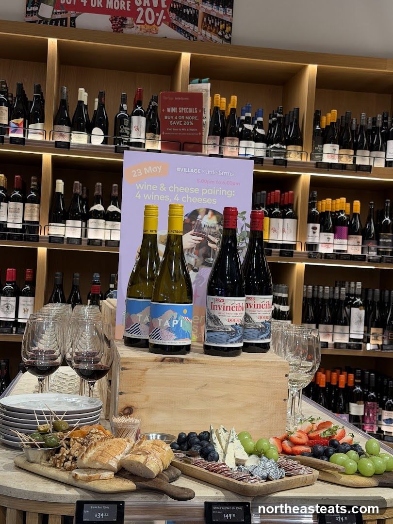 Wine and Cheese Pairing Display