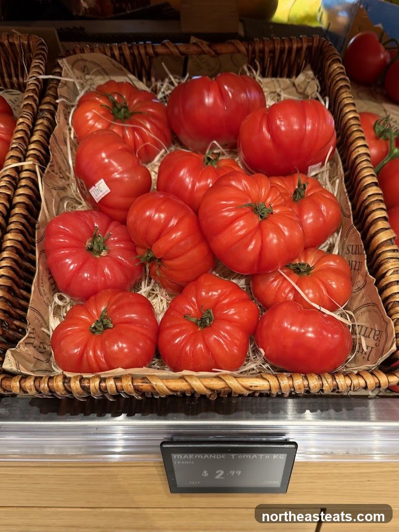 Tomatoes in a basket