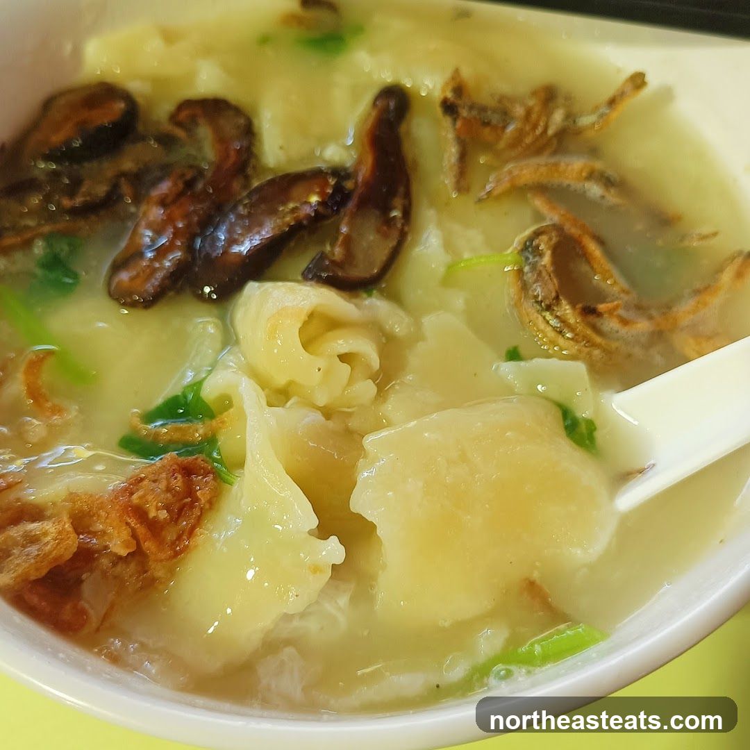 Bowl of Congee with Toppings