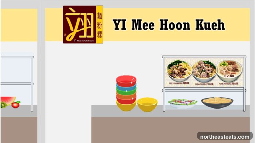 Yi Mee Hoon Kueh Food Display