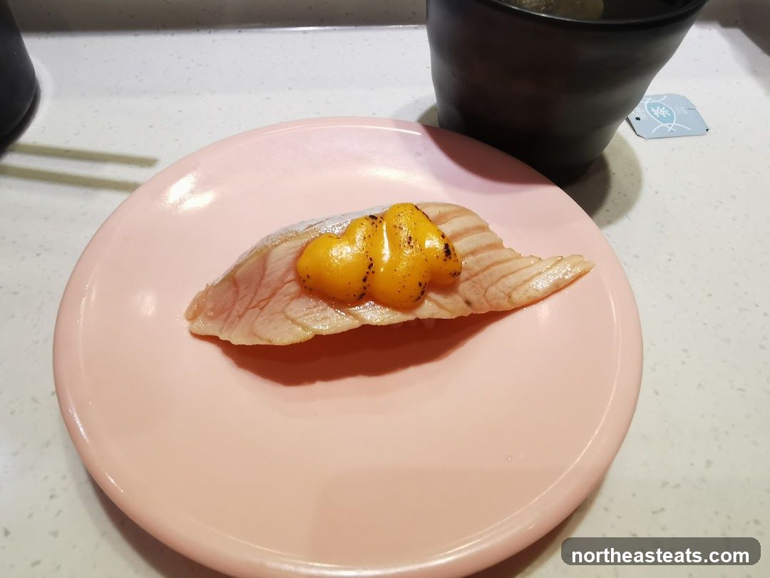 Salmon Nigiri with Topping